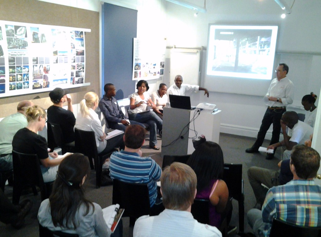 The AeT Team presenting at KZNIA offices. Photo: Georgie Chennels.