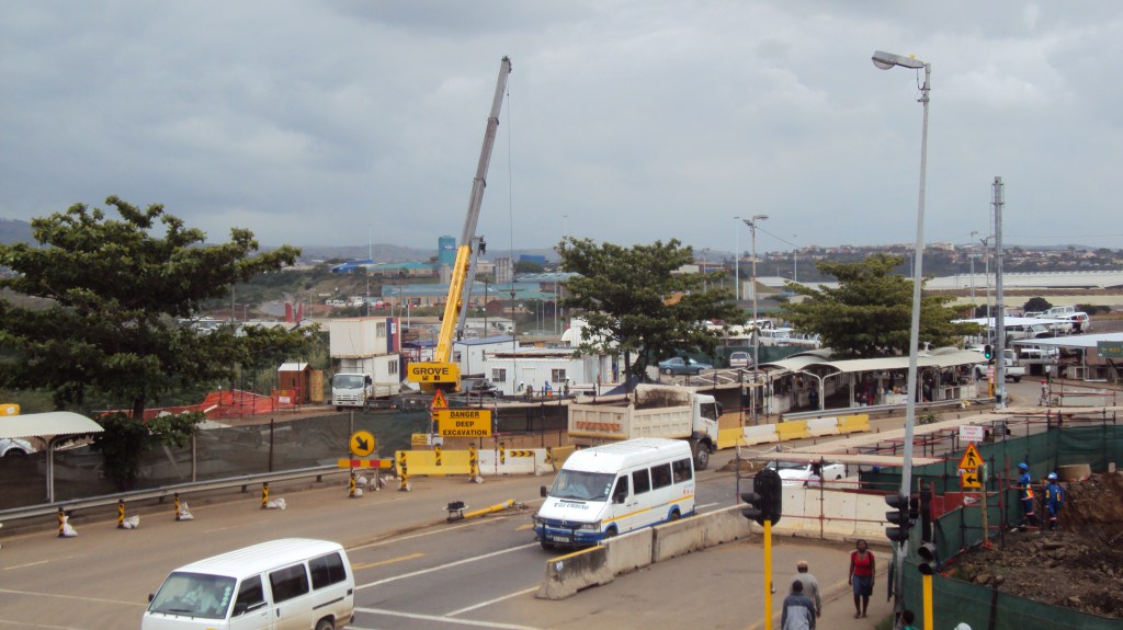 The Malandela interchange which is a trading and public transport hub that is ear-marked for being integrated into the City's BRT system. Photo: Richard Dobson.